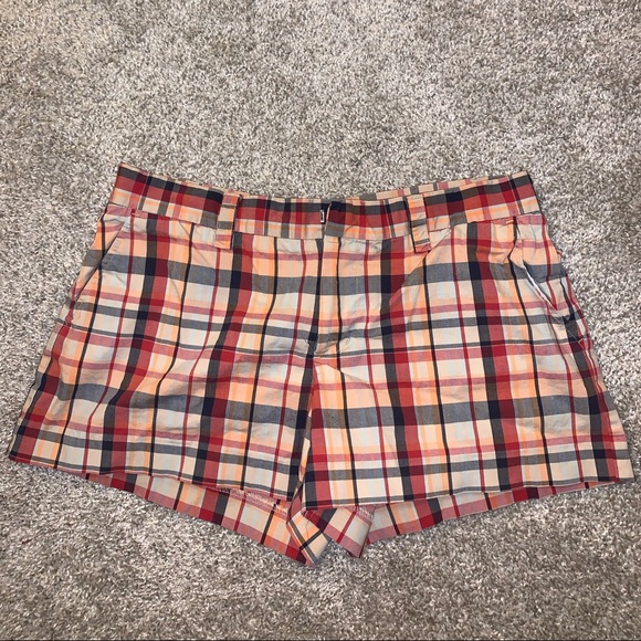 American Eagle Multicolor Plaid shorts size 4 - Picture 3 of 10